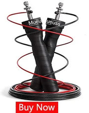 Premium Steel Wire Speed Jump Rope for Men – Adjustable, High-Speed Fitness Trainer - ApexFitSupply