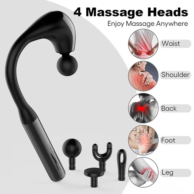 Electric Deep Tissue Massage Gun for Muscle Recovery & Pain Relief – ApexFit - ApexFitSupply