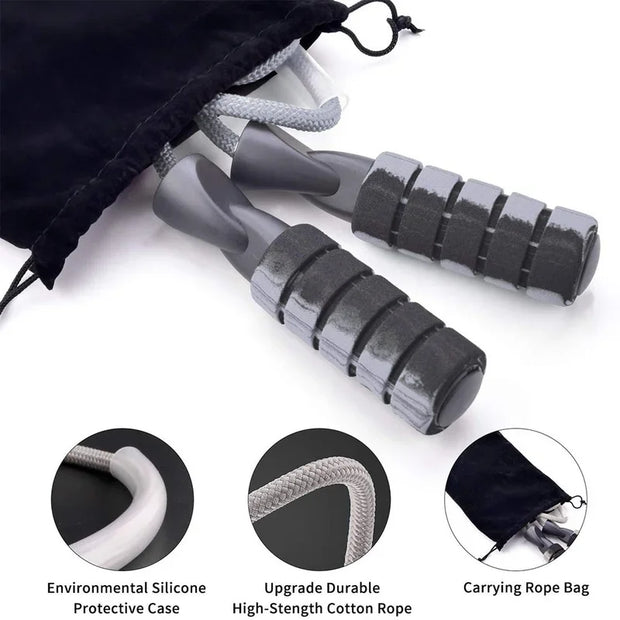 Premium Adjustable Jump Rope for Men & Women – Tangle-Free Speed Skipping Rope with Non-Slip Foam Handles & Smooth Bearings - ApexFitSupply