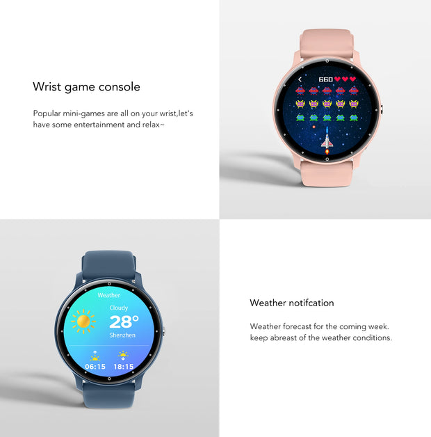 Smartwatch with Full Touch Screen – IP68 Waterproof Fitness & Sports Tracker for Men and Women - ApexFitSupply