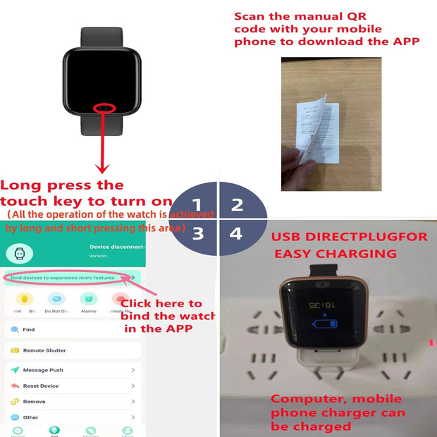 Smart Watch for Men & Women – Bluetooth Fitness & Health Tracker - ApexFitSupply