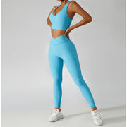 Women’s 3-Piece Gym Tracksuit – Jacket, Sports Bra & Leggings for Yoga & Fitness - ApexFitSupply