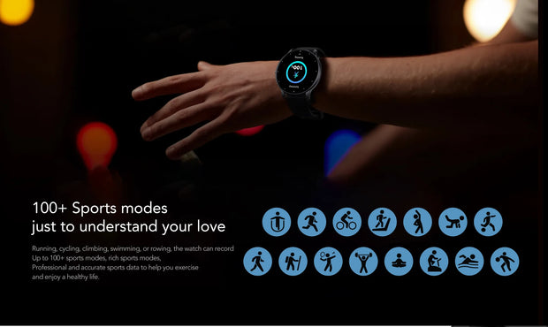 Smartwatch with Full Touch Screen – IP68 Waterproof Fitness & Sports Tracker for Men and Women - ApexFitSupply