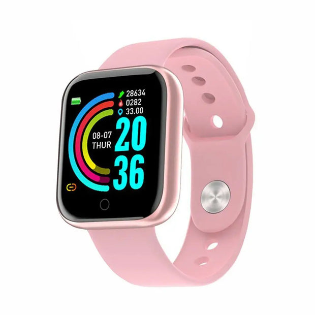 D20 Y68 Sports Smartwatch – IP67 Waterproof Health & Fitness Tracker for Android Phones - ApexFitSupply