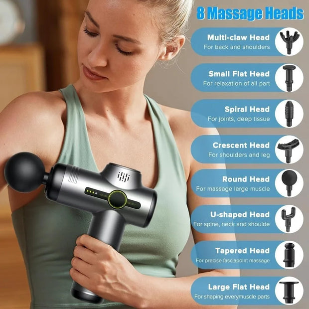 ApexFit Precision Massage Gun – 99-Speed Deep Tissue Muscle Relief - ApexFitSupply