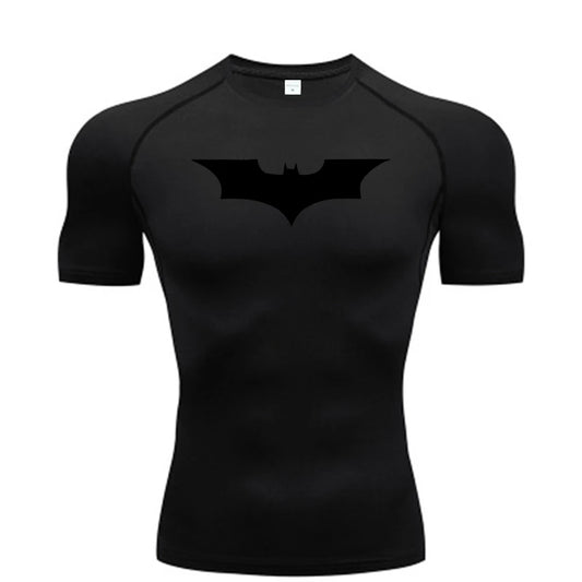 Batman compression shirt – Bat Print Athletic Tee