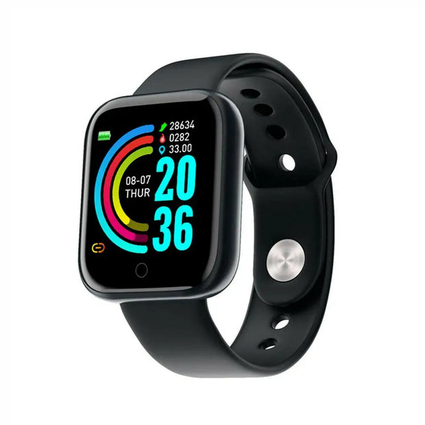 D20 Y68 Sports Smartwatch – IP67 Waterproof Health & Fitness Tracker for Android Phones - ApexFitSupply