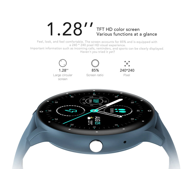 Smartwatch with Full Touch Screen – IP68 Waterproof Fitness & Sports Tracker for Men and Women - ApexFitSupply