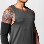Men’s Apex Performance Sleeveless Tank – Muscle-Building Workout Vest for Gym & Strength Training - ApexFitSupply