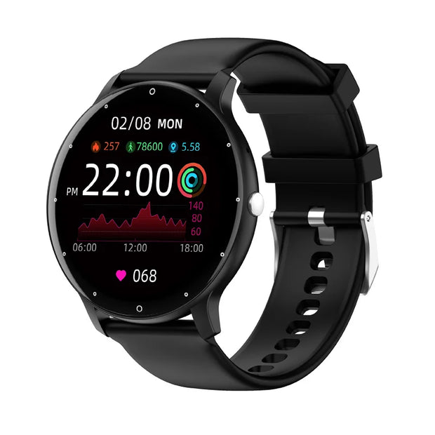 Smartwatch with Full Touch Screen – IP68 Waterproof Fitness & Sports Tracker for Men and Women - ApexFitSupply