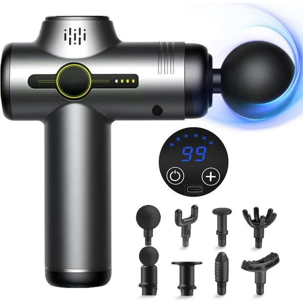 ApexFit Precision Massage Gun – 99-Speed Deep Tissue Muscle Relief - ApexFitSupply