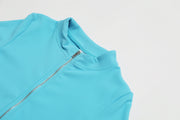 Women’s 3-Piece Gym Tracksuit – Jacket, Sports Bra & Leggings for Yoga & Fitness - ApexFitSupply