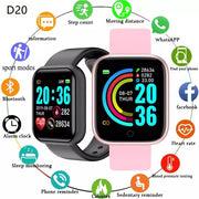 D20 Y68 Sports Smartwatch – IP67 Waterproof Health & Fitness Tracker for Android Phones - ApexFitSupply