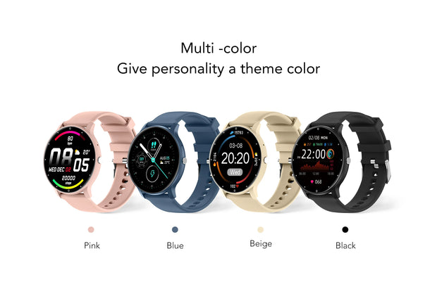 Smartwatch with Full Touch Screen – IP68 Waterproof Fitness & Sports Tracker for Men and Women - ApexFitSupply