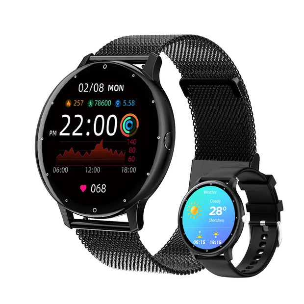 Smartwatch with Full Touch Screen – IP68 Waterproof Fitness & Sports Tracker for Men and Women - ApexFitSupply