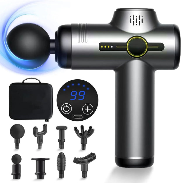 ApexFit Precision Massage Gun – 99-Speed Deep Tissue Muscle Relief - ApexFitSupply