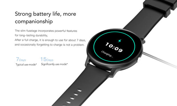 Smartwatch with Full Touch Screen – IP68 Waterproof Fitness & Sports Tracker for Men and Women - ApexFitSupply