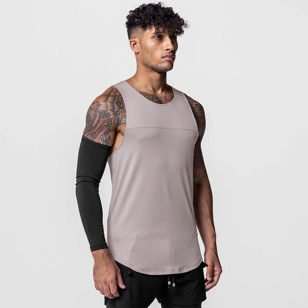 Men’s Apex Performance Sleeveless Tank – Muscle-Building Workout Vest for Gym & Strength Training - ApexFitSupply