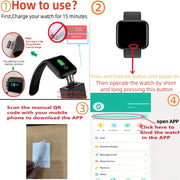 Smart Watch for Men & Women – Bluetooth Fitness & Health Tracker - ApexFitSupply