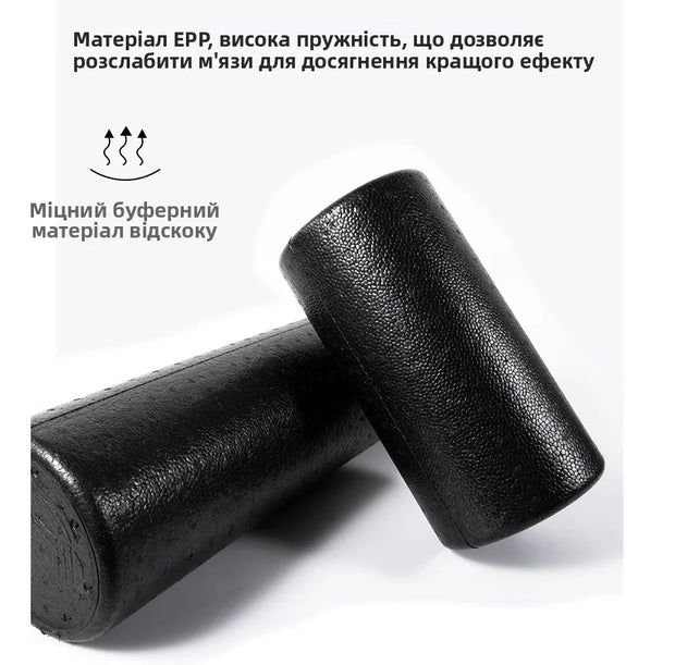 ApexFit Deep Tissue Foam Roller – High-Density Yoga Column for Muscle Recovery & Flexibility - ApexFitSupply