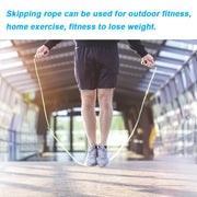 Premium Steel Wire Speed Jump Rope for Men – Adjustable, High-Speed Fitness Trainer - ApexFitSupply