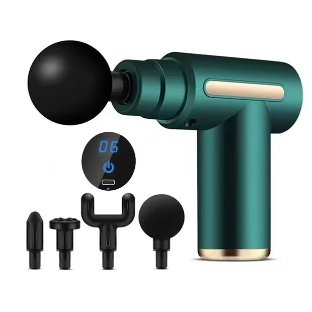 Mini Portable Deep Tissue Massage Gun – Lightweight Fascia Massager with Adjustable Speed for Body & Muscles - ApexFitSupply
