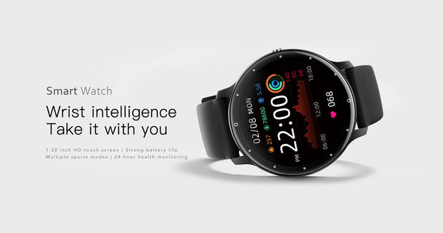 Smartwatch with Full Touch Screen – IP68 Waterproof Fitness & Sports Tracker for Men and Women - ApexFitSupply