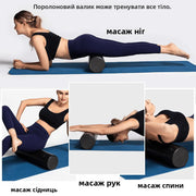 ApexFit Deep Tissue Foam Roller – High-Density Yoga Column for Muscle Recovery & Flexibility - ApexFitSupply