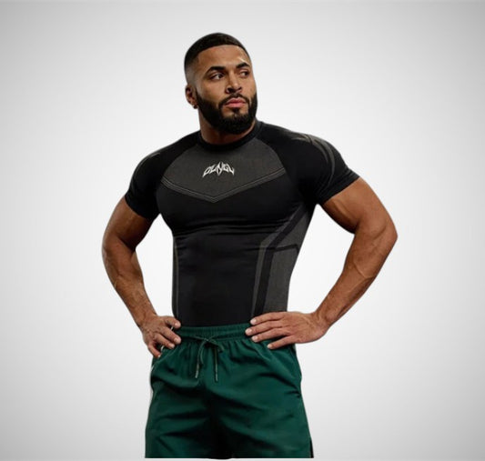 Men's Compression Training Shirt – High-Performance Gym T-Shirt